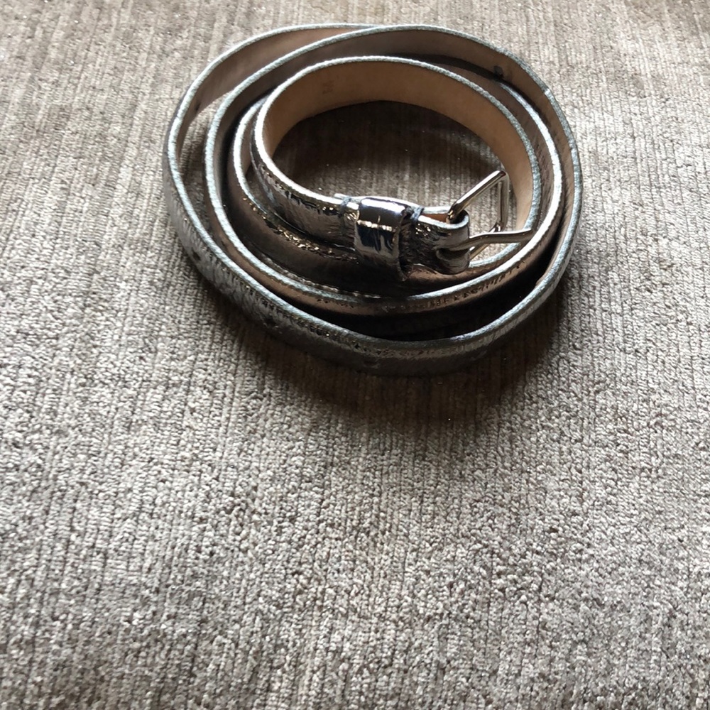 Silver J.Crew Belt